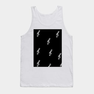 Black and white pattern Tank Top